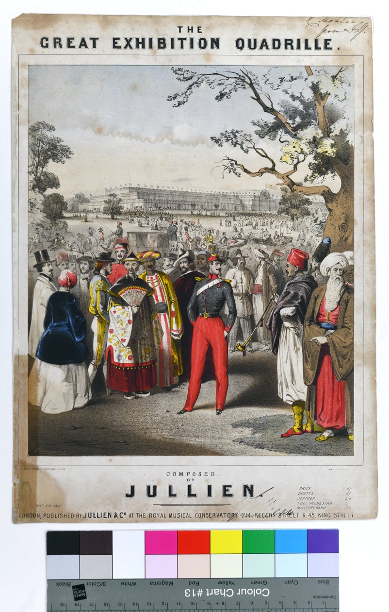 Grote tentoonstelling quadrille door John Brandard