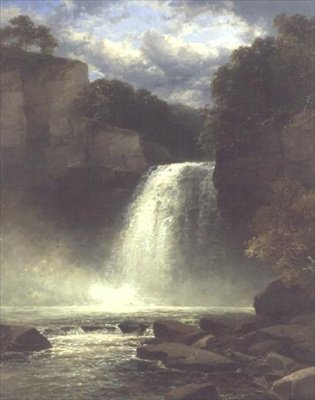 Een Waterval Scene door John Brandon Smith