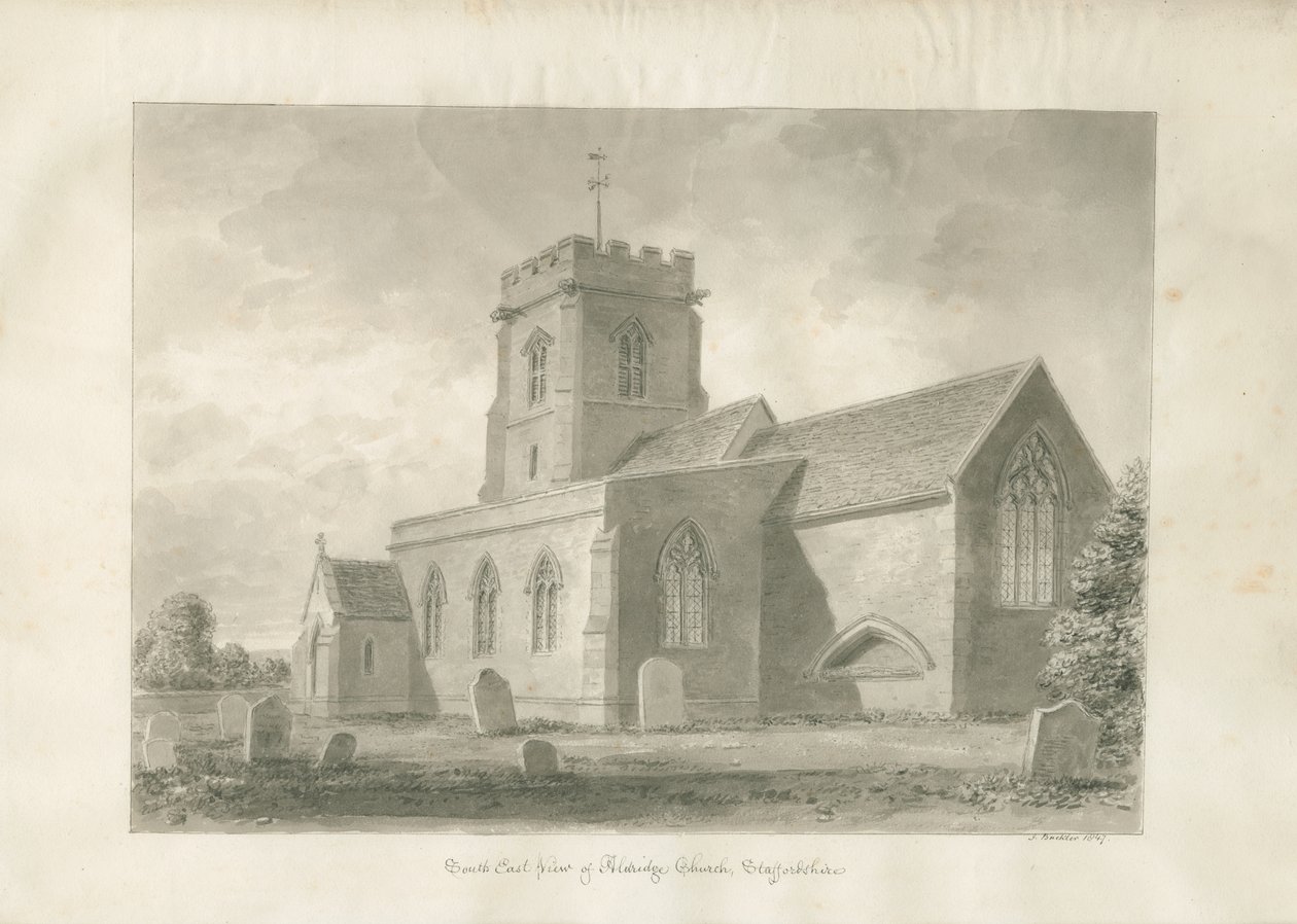 Aldridge Kerk door John Buckler