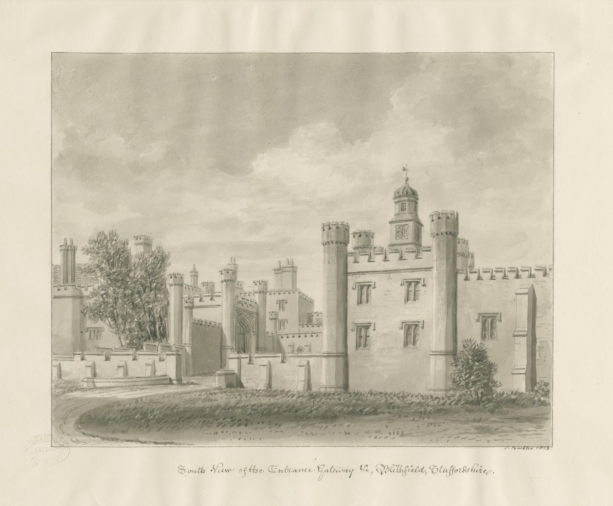 Blithfield Hall door John Buckler