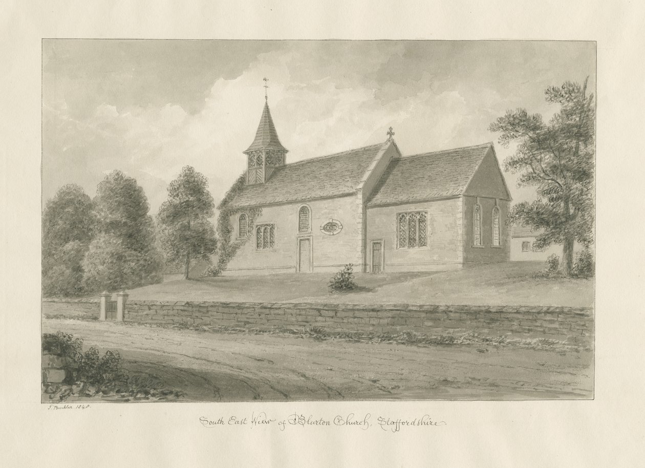 Blurton Kerk door John Buckler