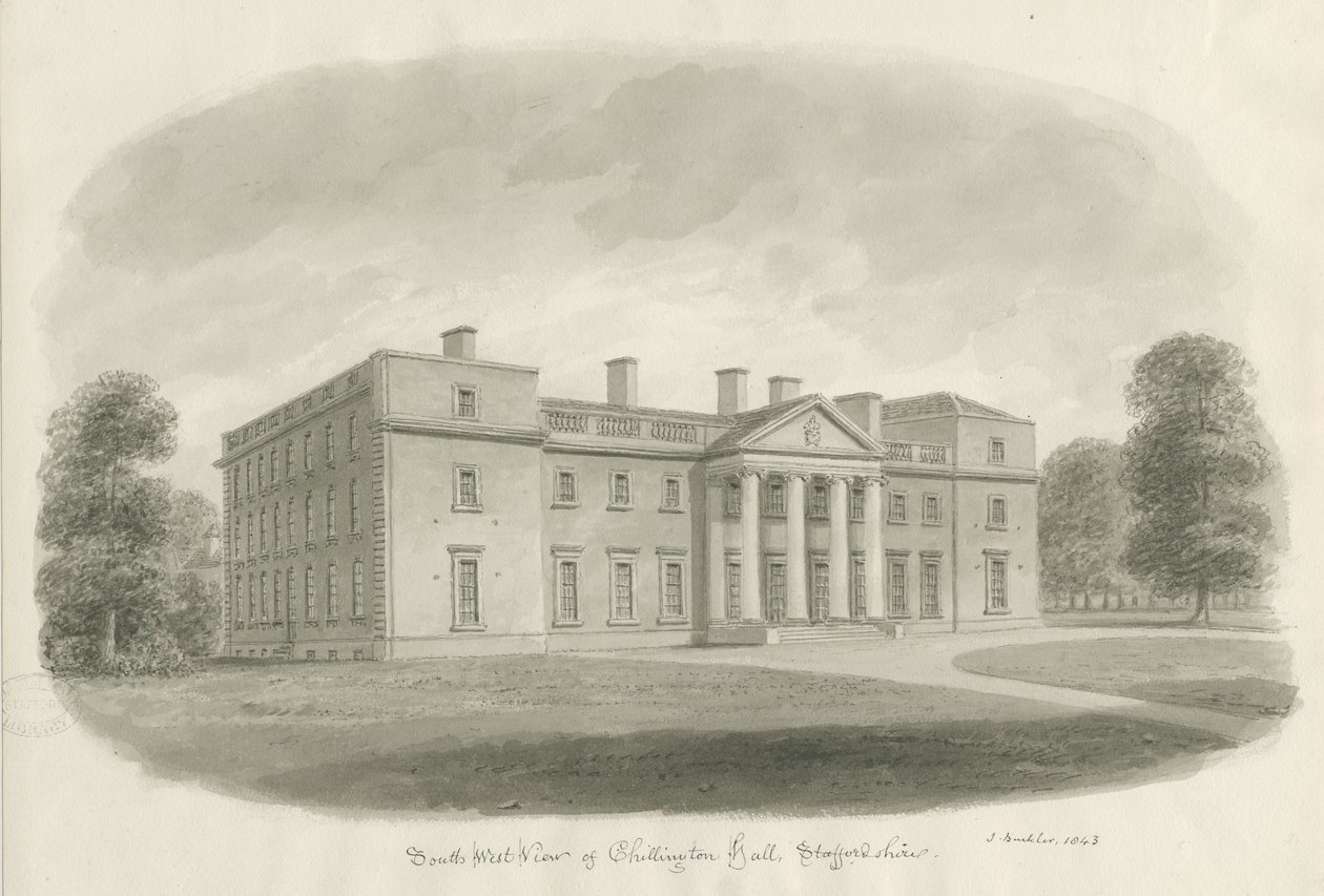 Chillington Hall door John Buckler