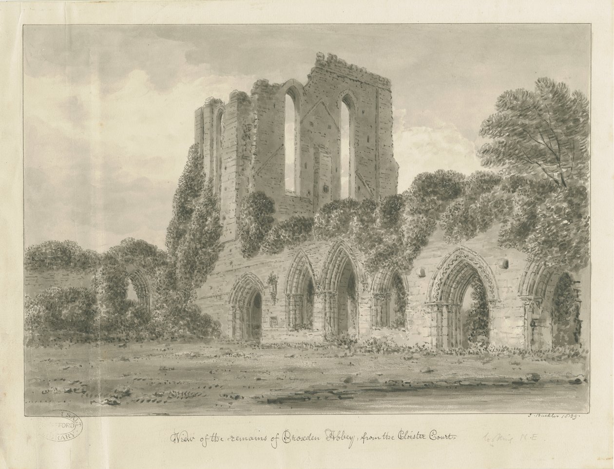 Croxden Abbey door John Buckler