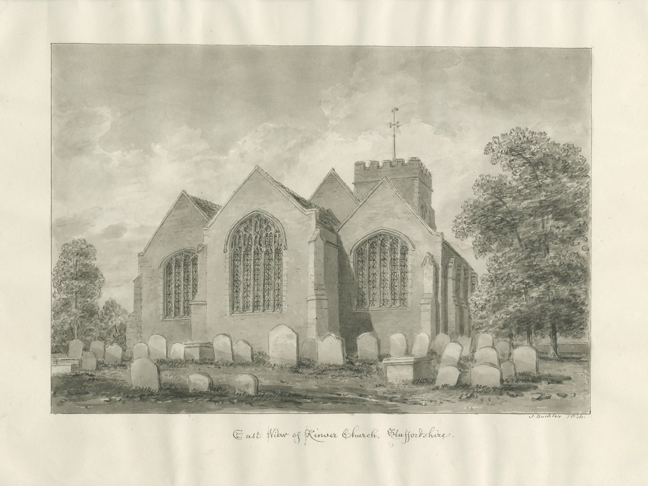 Kinver Church door John Buckler