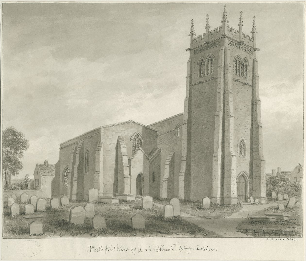 Leek Kerk door John Buckler
