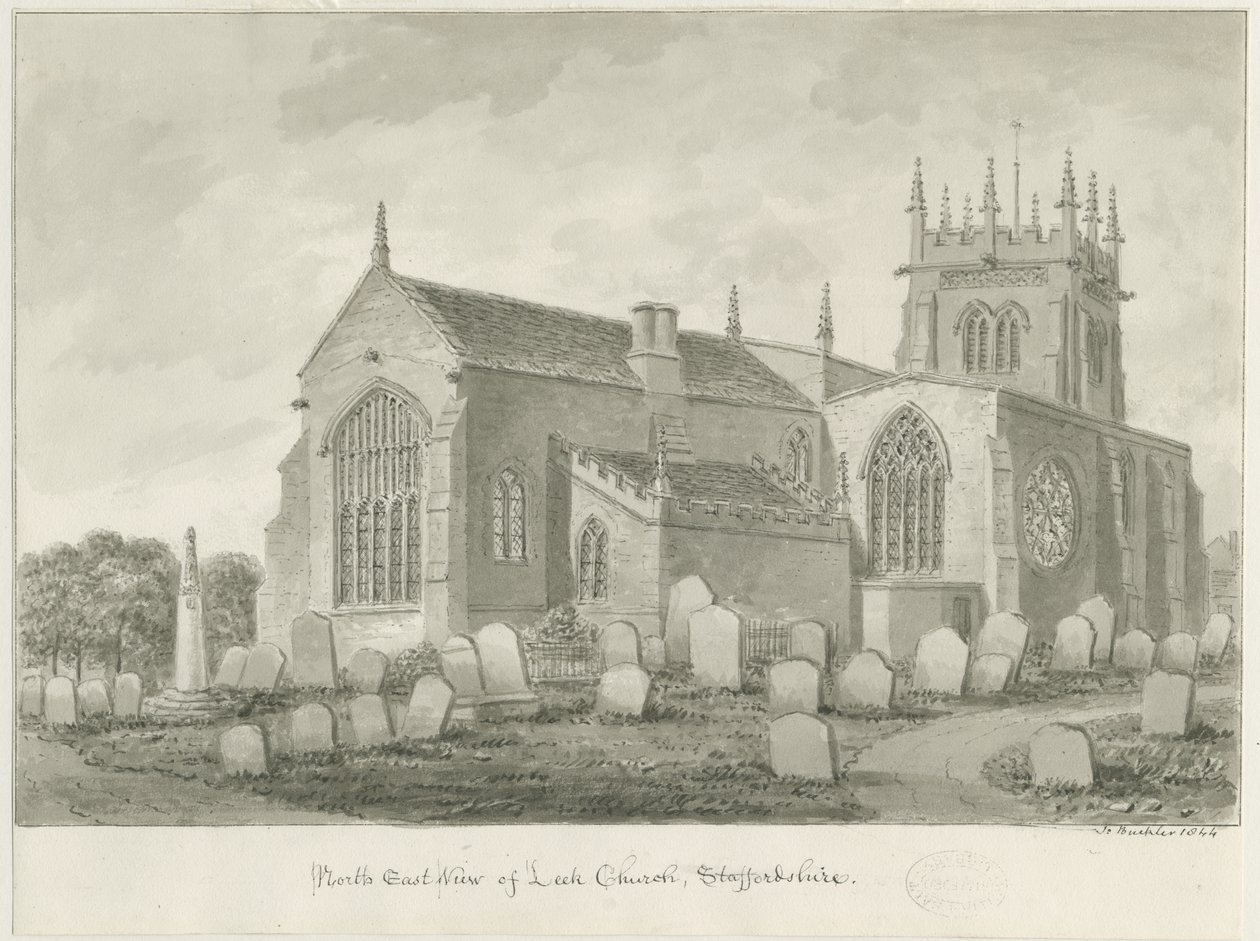 Leek Kerk door John Buckler