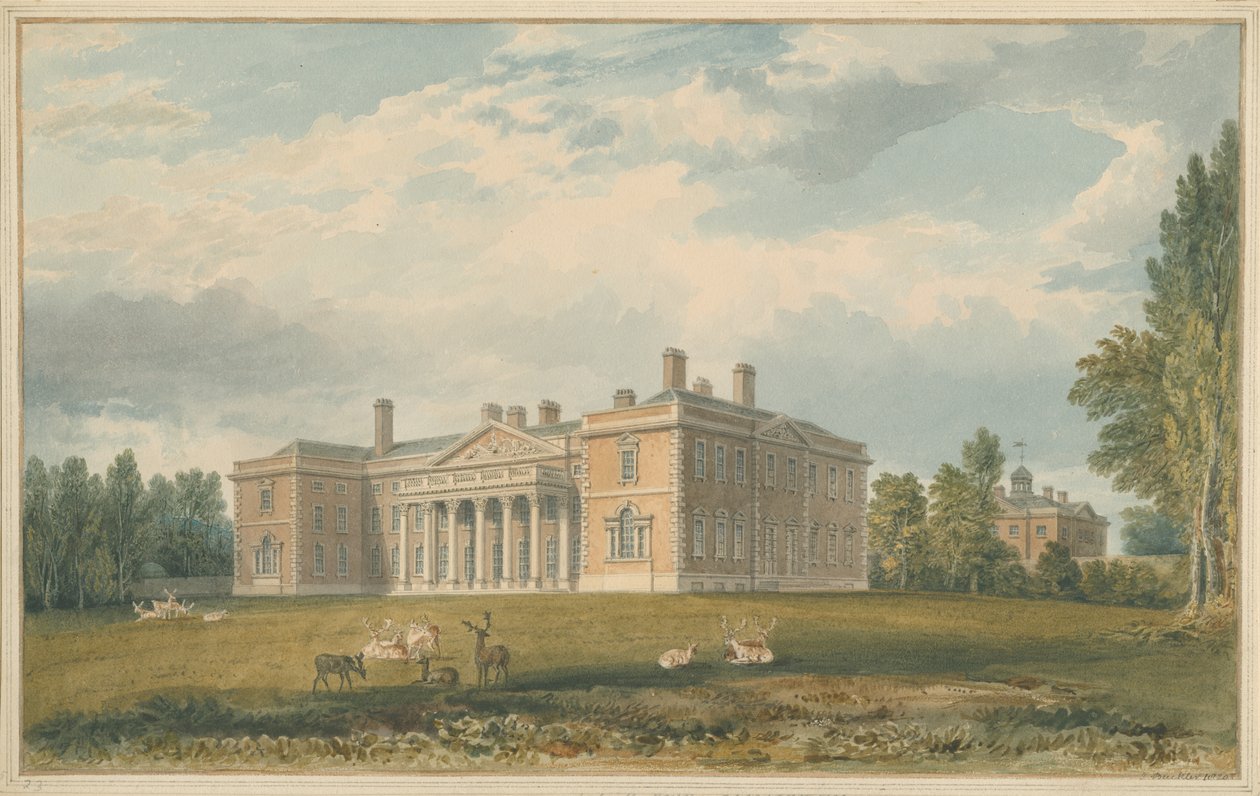 Leicestershire - Gopsall House door John Buckler