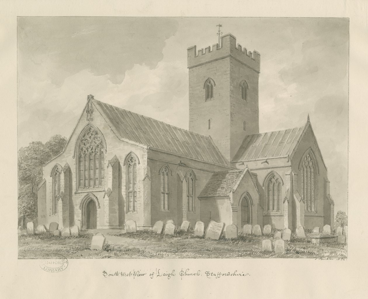 Leigh Kerk door John Buckler