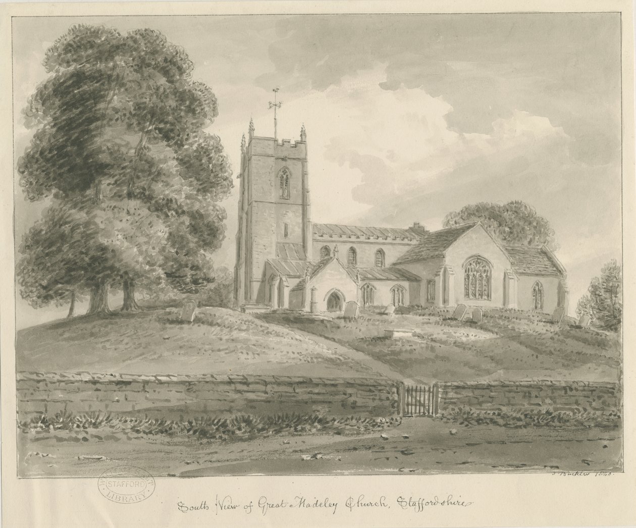 Madeley Kerk door John Buckler
