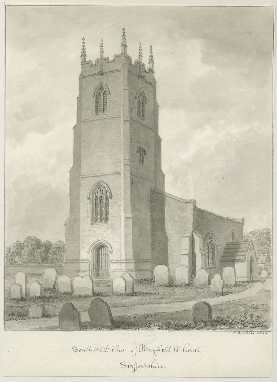 Mayfield Kerk door John Buckler