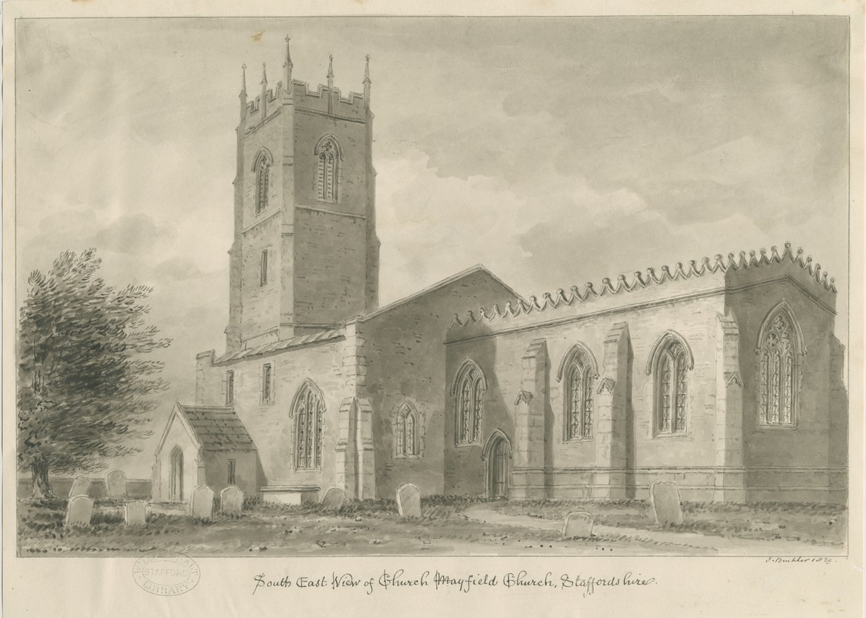 Mayfield Kerk door John Buckler