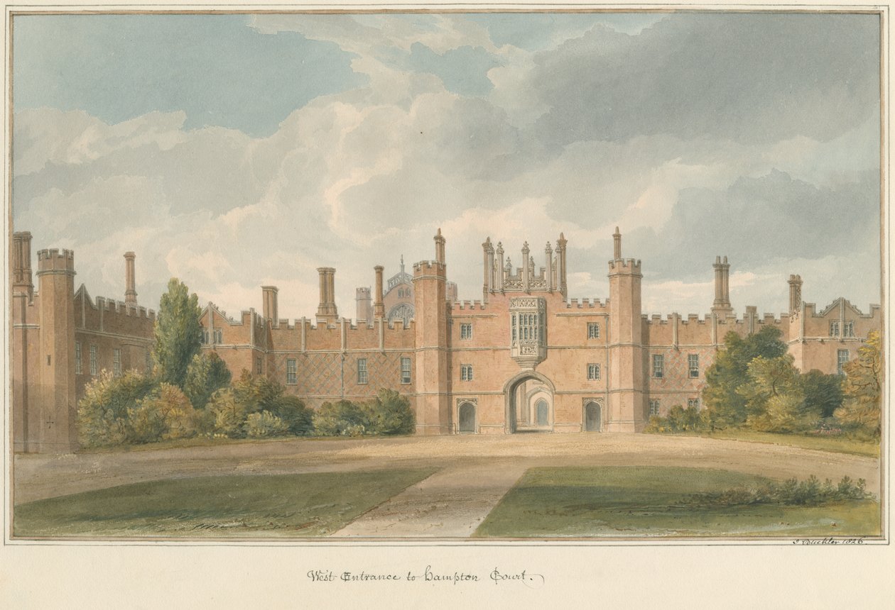 Middlesex - Hampton Court door John Buckler