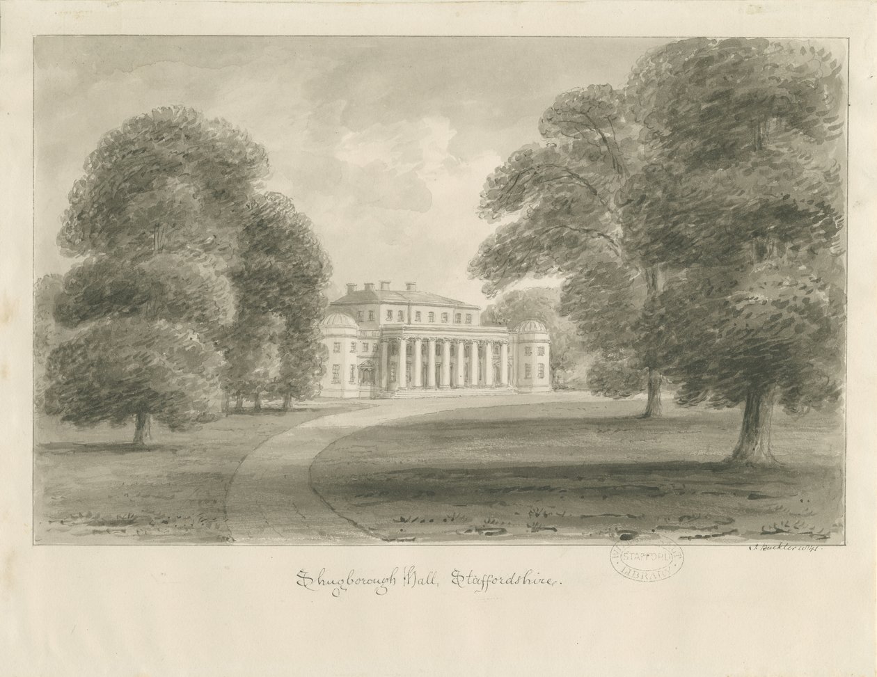 Shugborough Hall door John Buckler