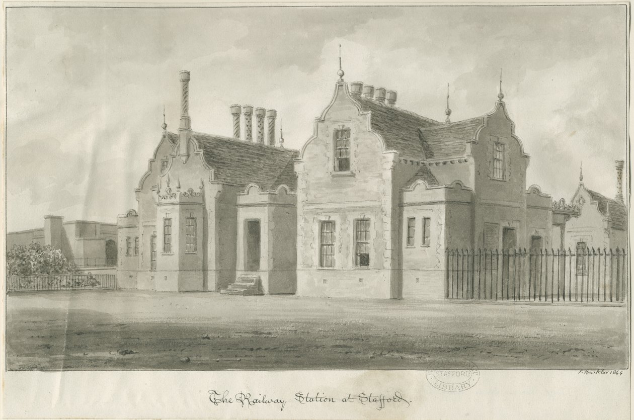 Stafford - Treinstation door John Buckler