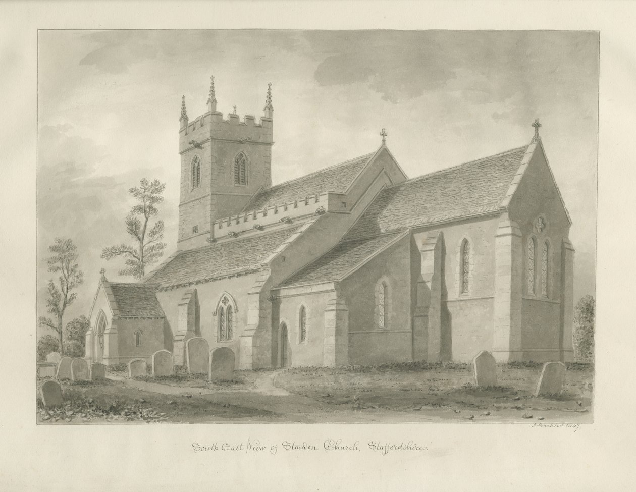 Standon Kerk door John Buckler