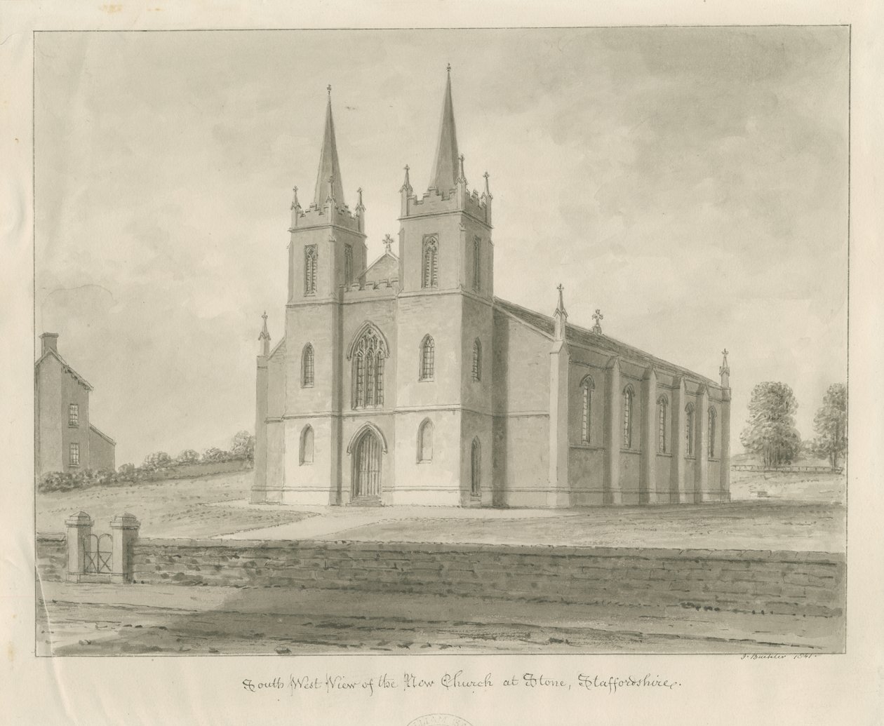 Stone Kerk [Nieuw] door John Buckler