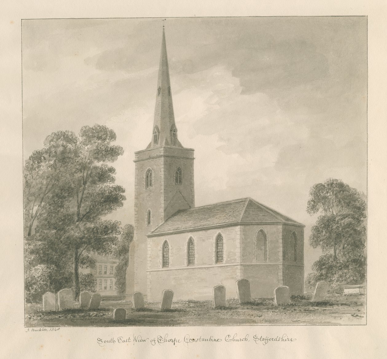 Thorpe Constantine Kerk door John Buckler