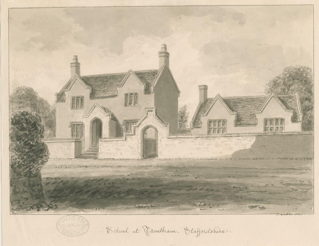 Trentham School door John Buckler