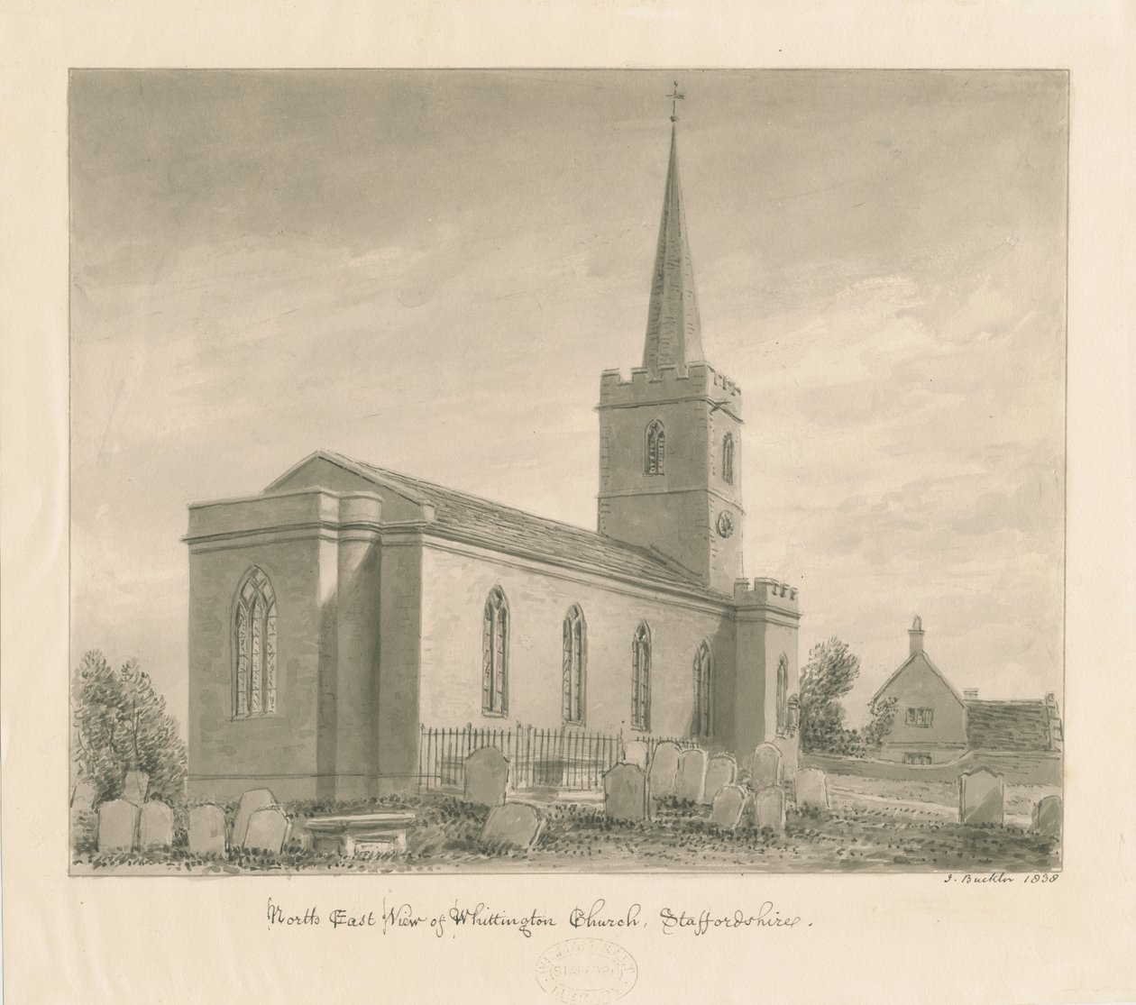 Whittington Kerk door John Buckler
