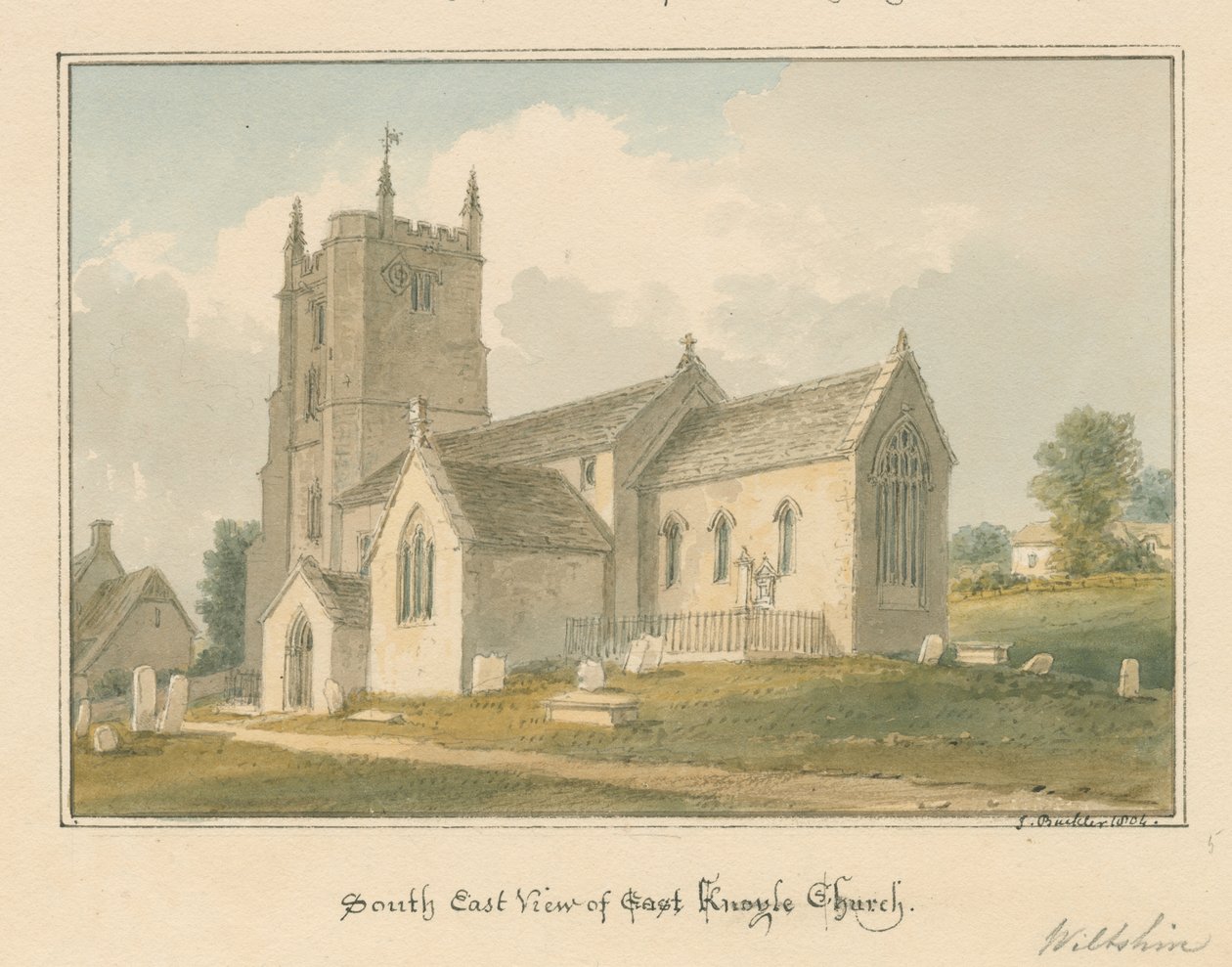 Wiltshire - Knowle Kerk door John Buckler