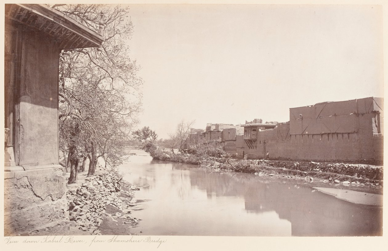 Een uitzicht op de Kabul-rivier door John Burke