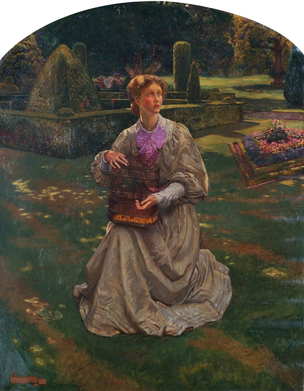 De Kooi Vogel door John Byam Liston Shaw