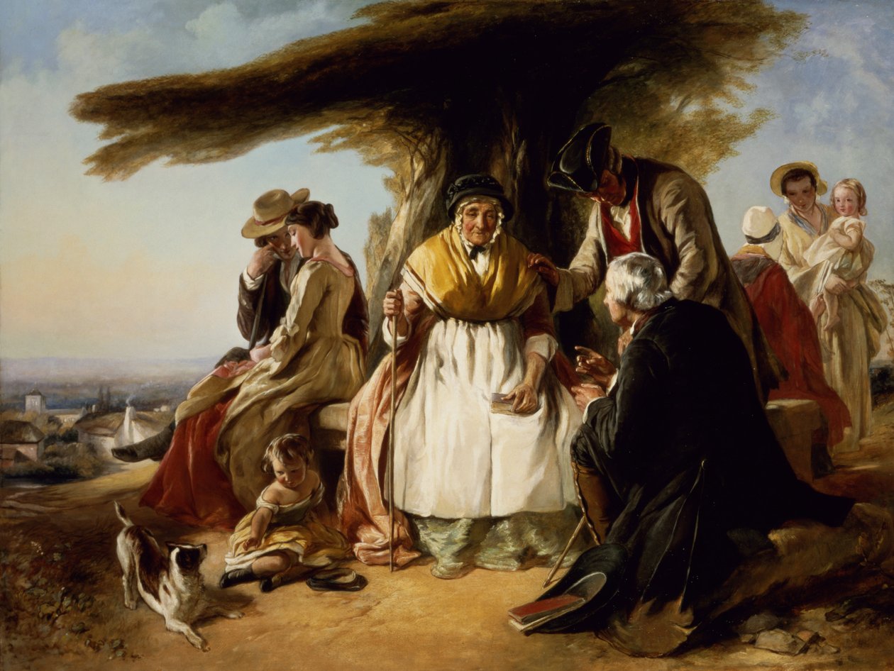 Jeugd en Ouderdom door John Callcott Horsley