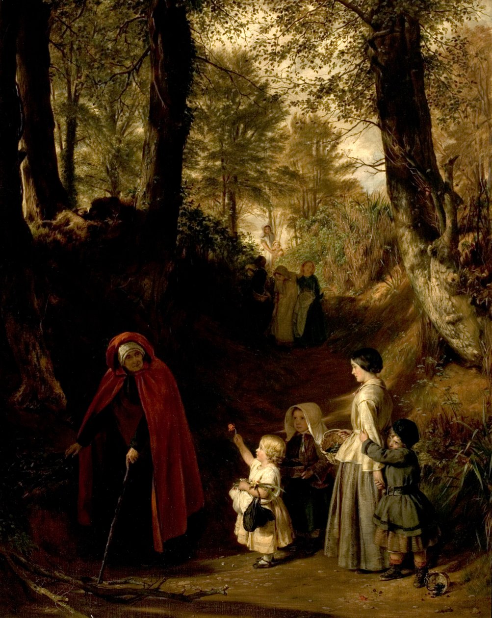 Jeugd en Ouderdom, 1857 door John Callcott Horsley