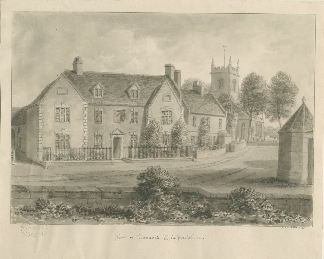 Cannock Stad door John Chessell Buckler