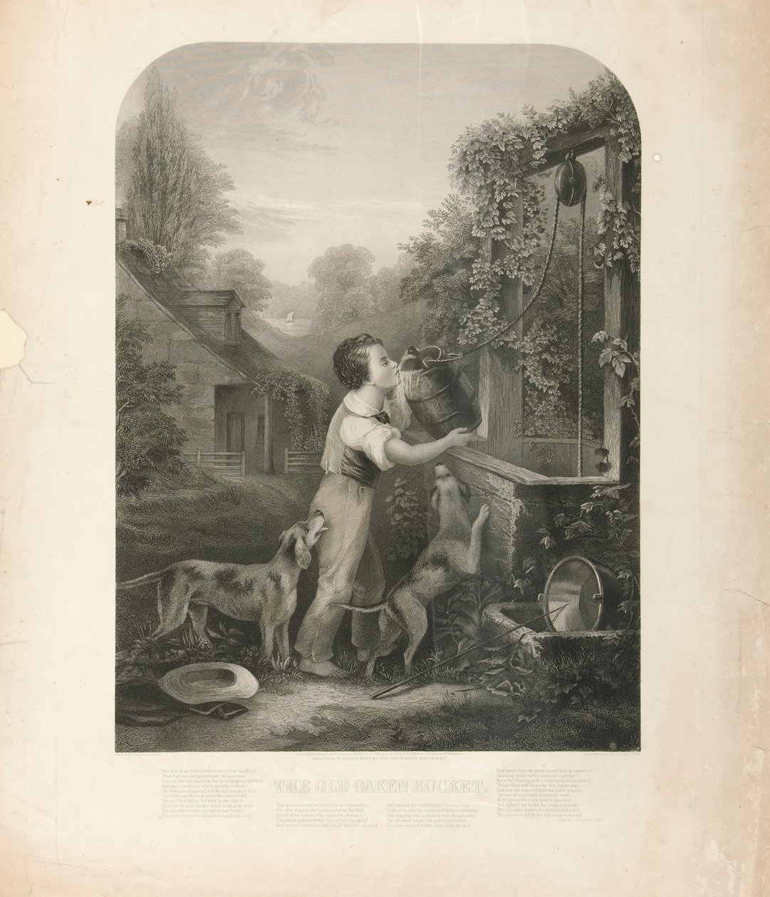 De oude eiken emmer door John Chester Buttre