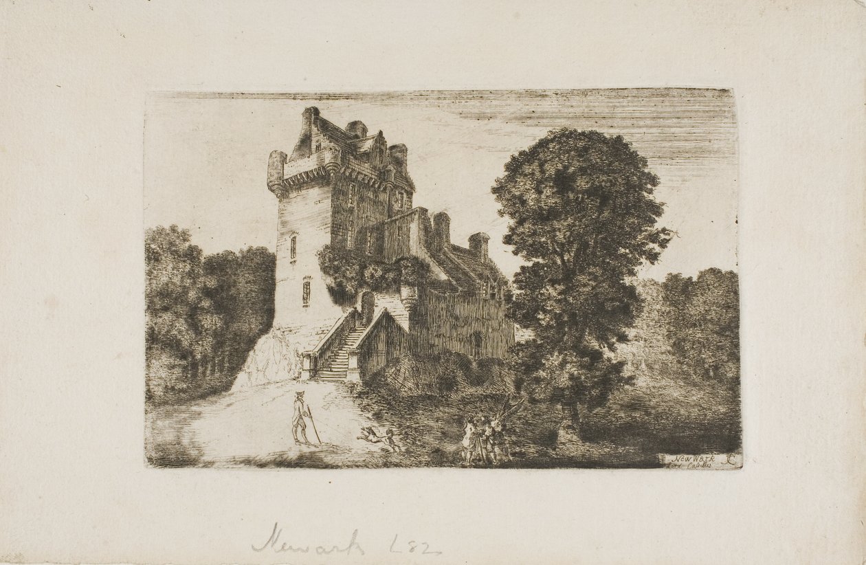 Kasteel van Newark door John Clerk of Eldin