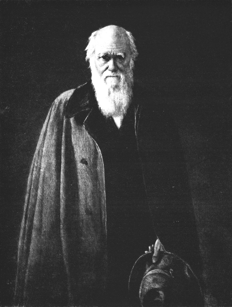 Charles Darwin 1809-1882, 1883, 1912 door John Collier