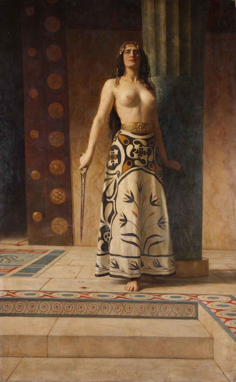 Clytemnestra, c.1914 door John Collier
