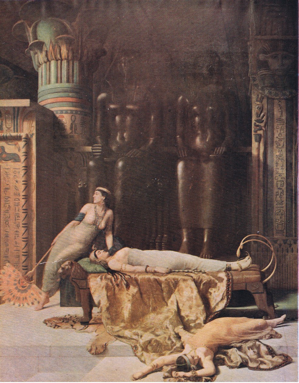 De dood van Cleopatra door John Collier