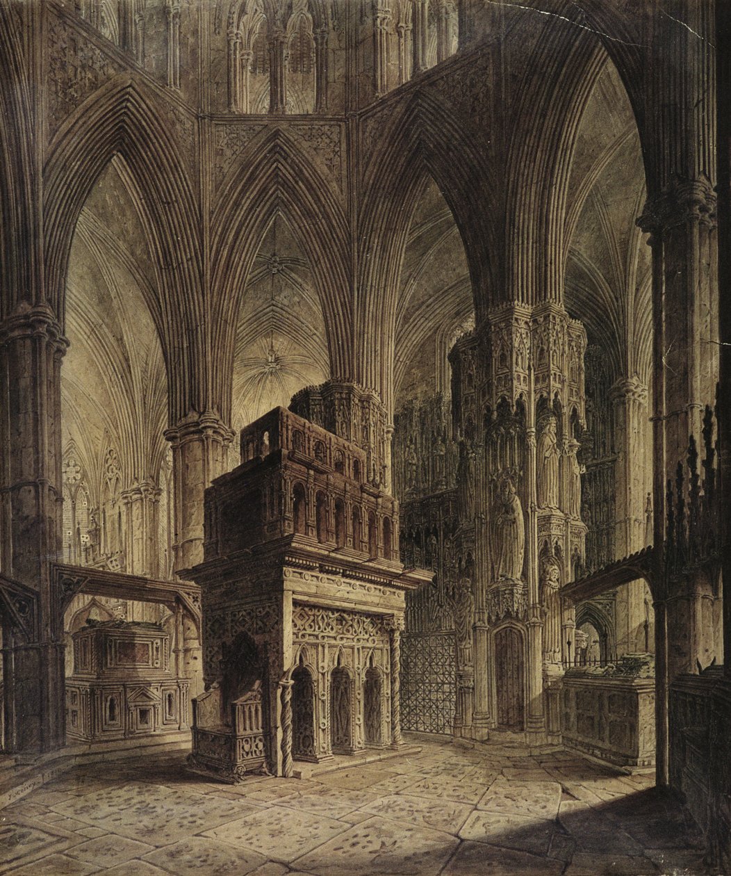 Heiligdom van Edward de Belijder, Westminster Abbey door John Coney