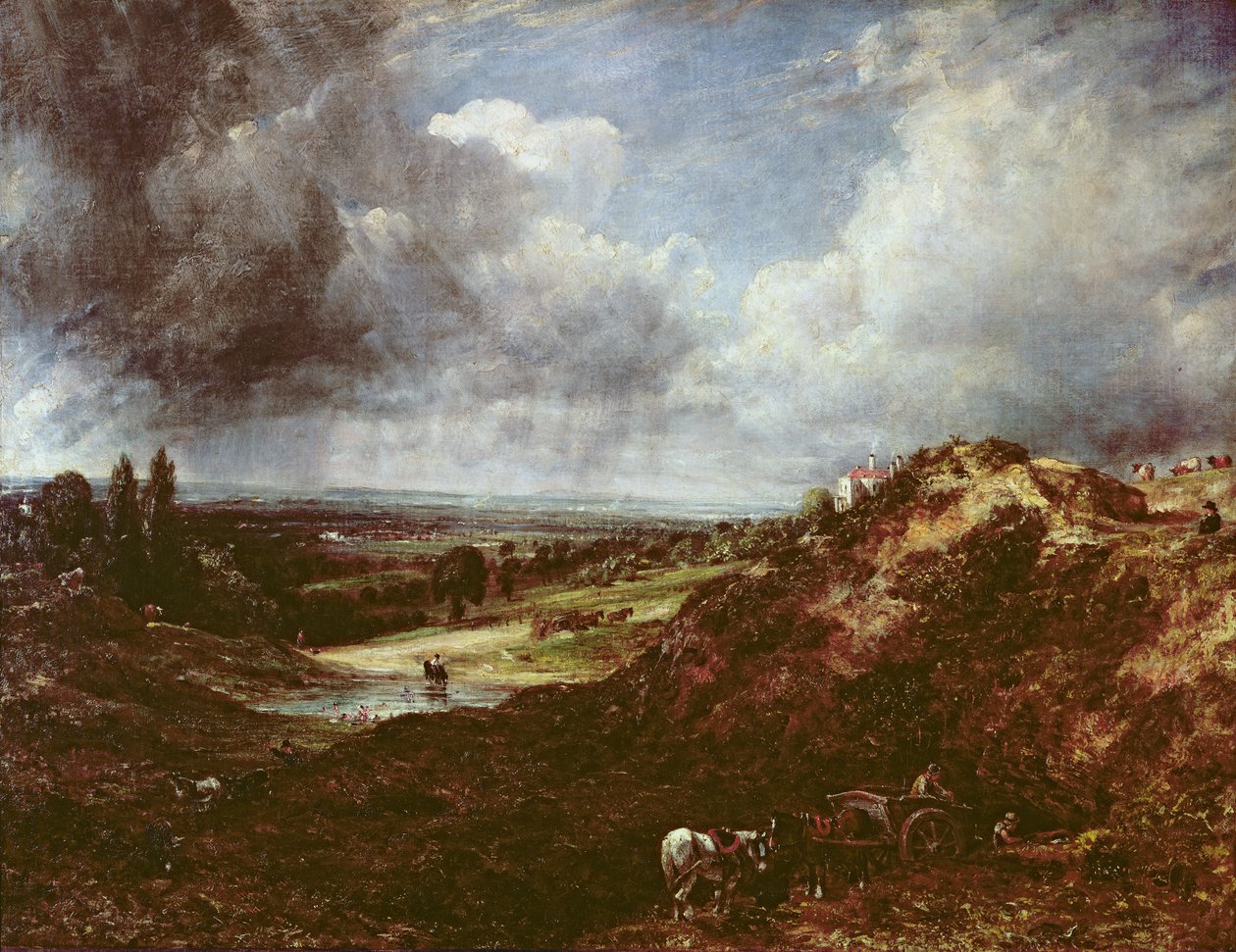 Branch Hill Pond, Hampstead Heath, 1828 door John Constable