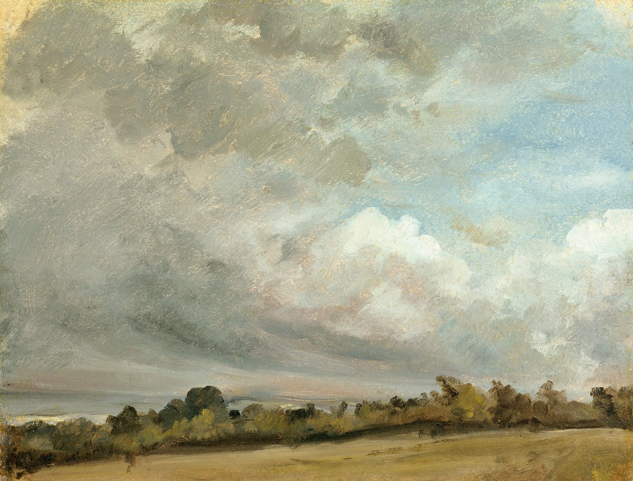 Wolkstudie door John Constable