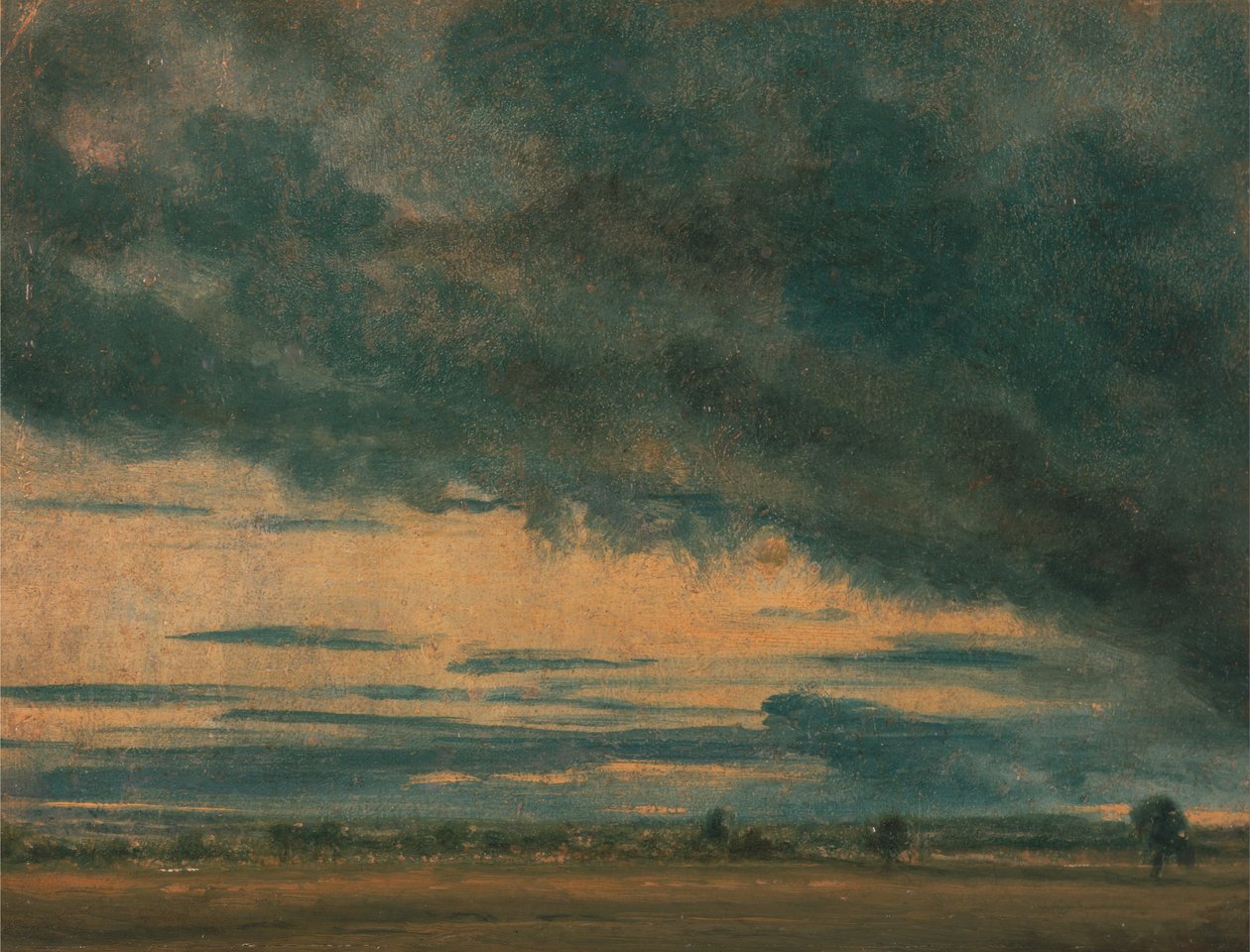 Studie van de wolk door John Constable