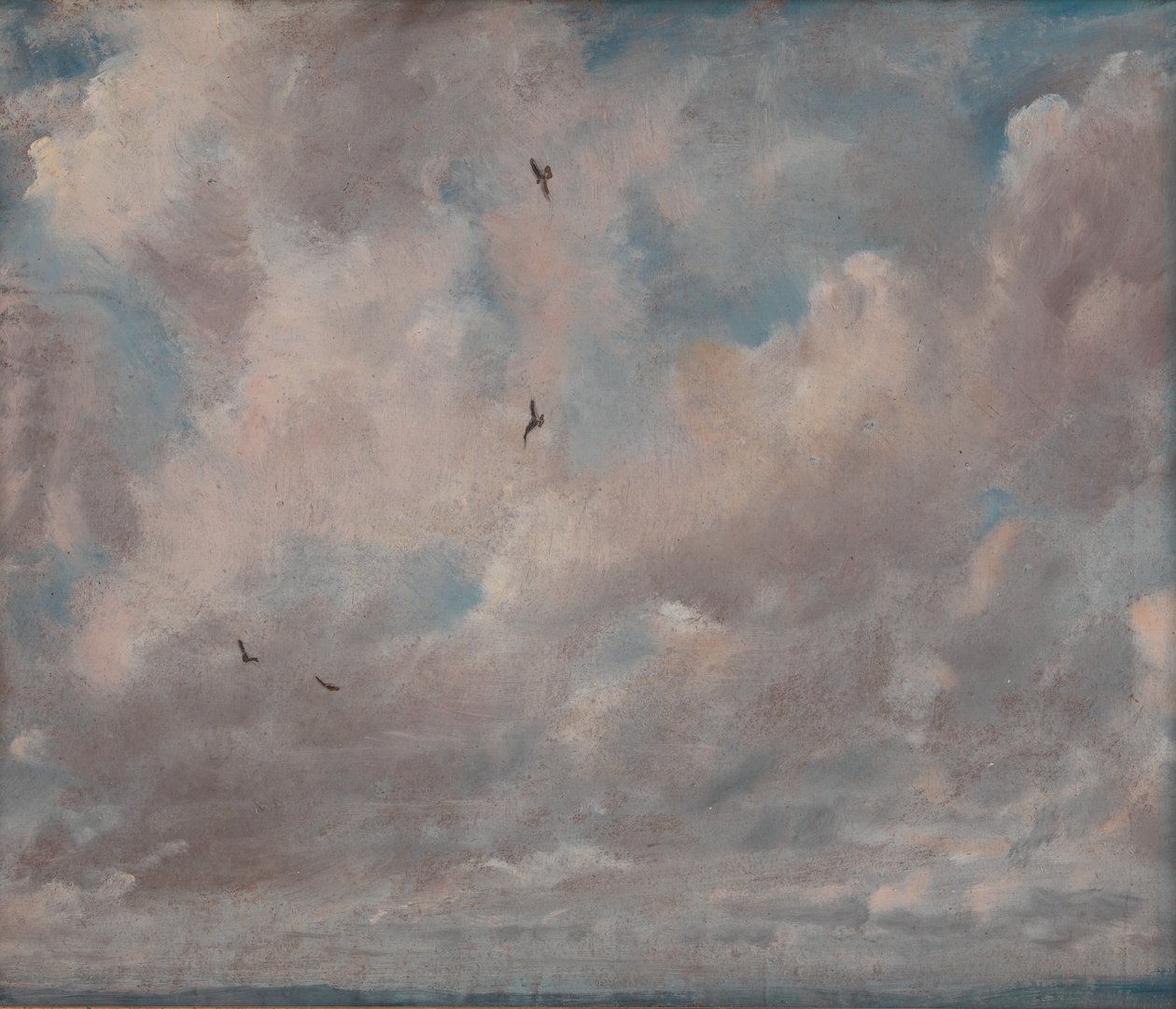 Wolkstudie, 1821 door John Constable
