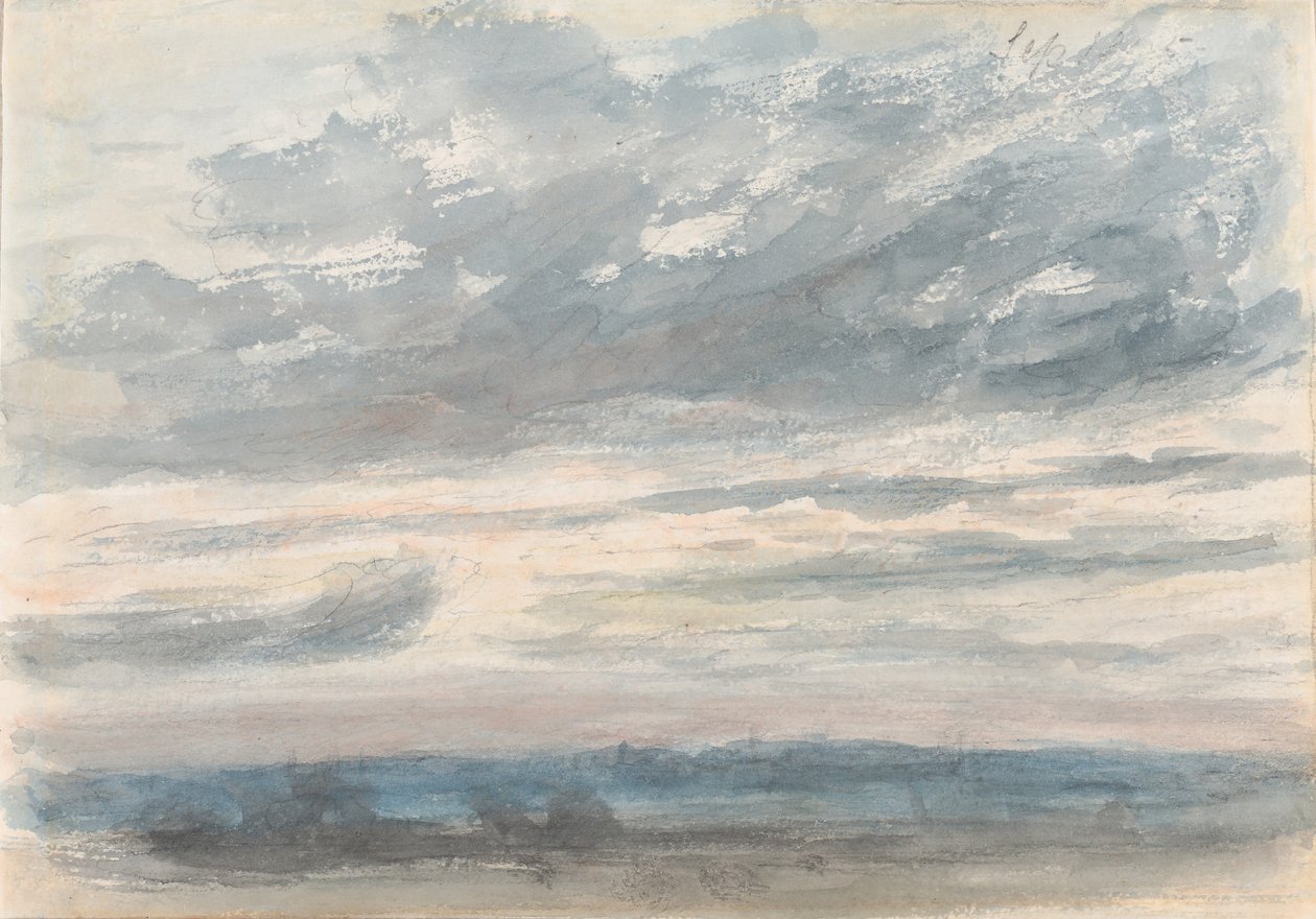 Wolkstudie, 1830-35 door John Constable