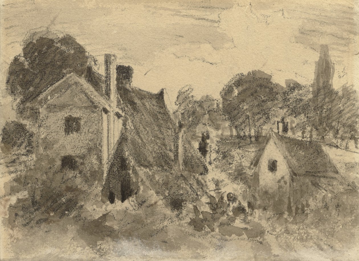 Huisjes door John Constable