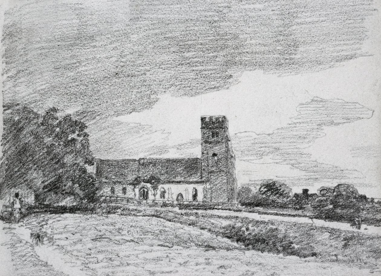 Feering Kerk, 1814 door John Constable