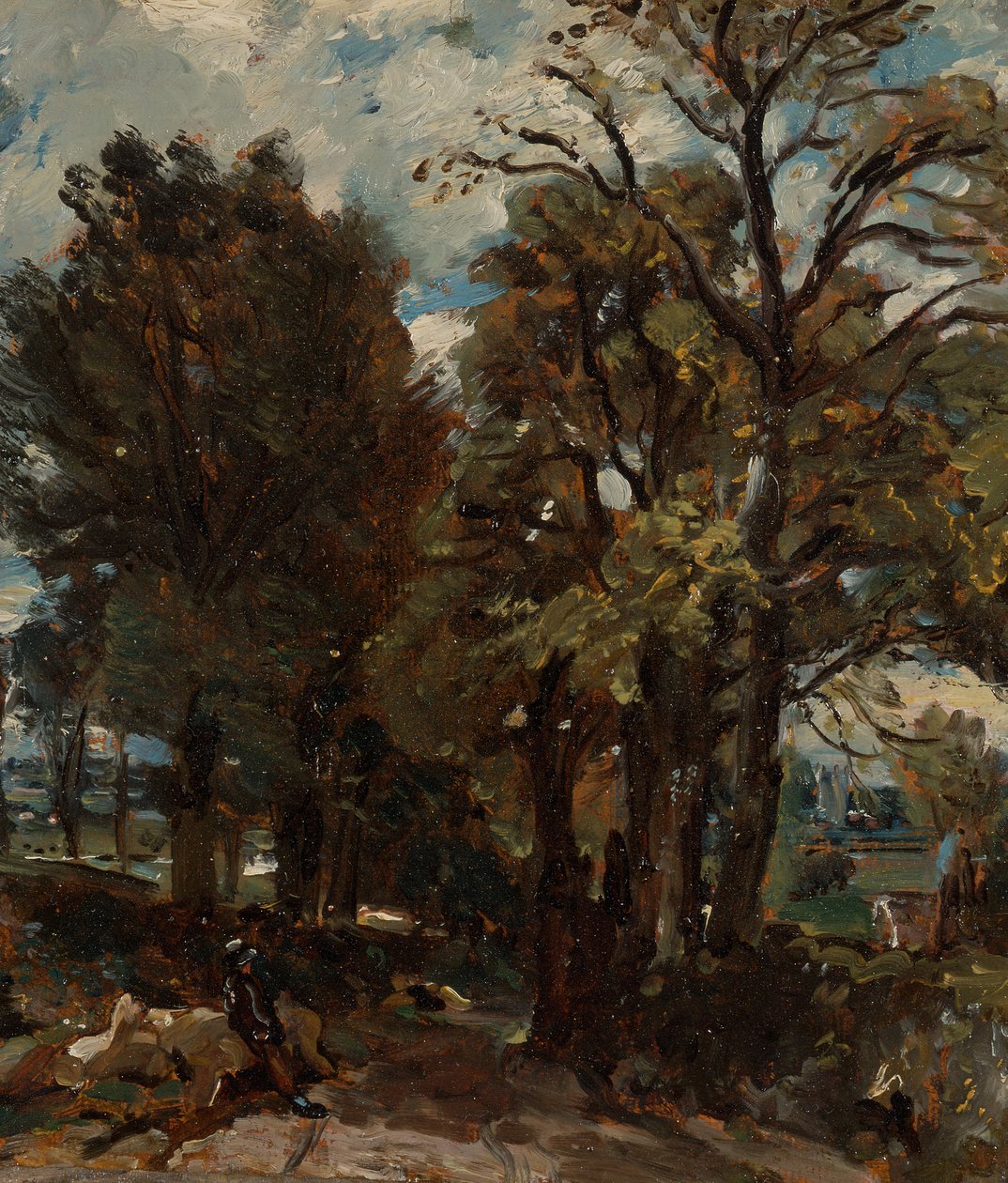 Fen Lane, East Bergholt, ca. 1811 door John Constable