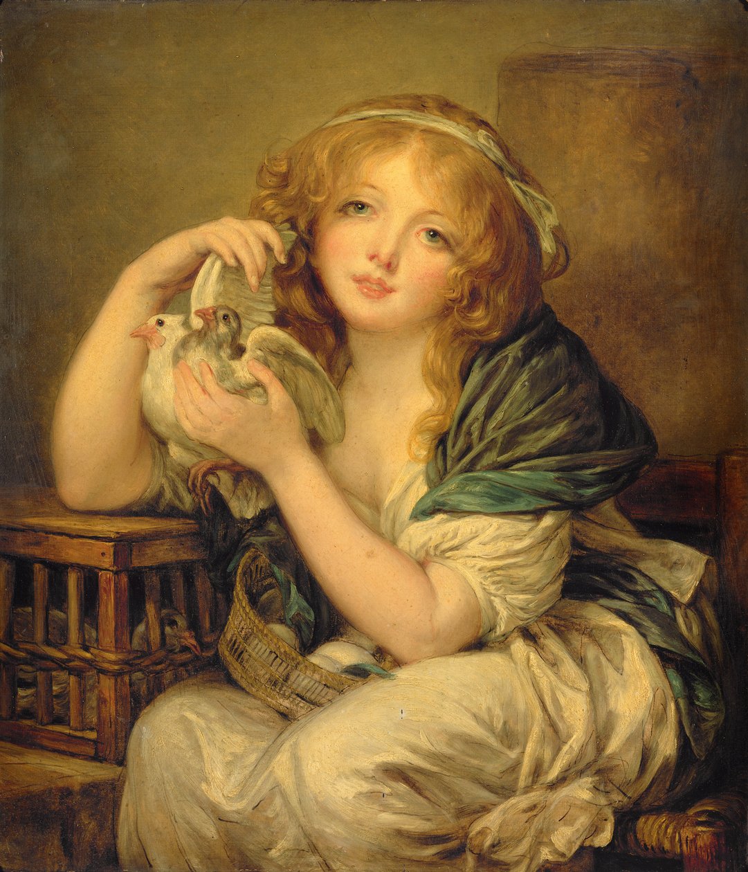 Meisje met de duiven door John Constable