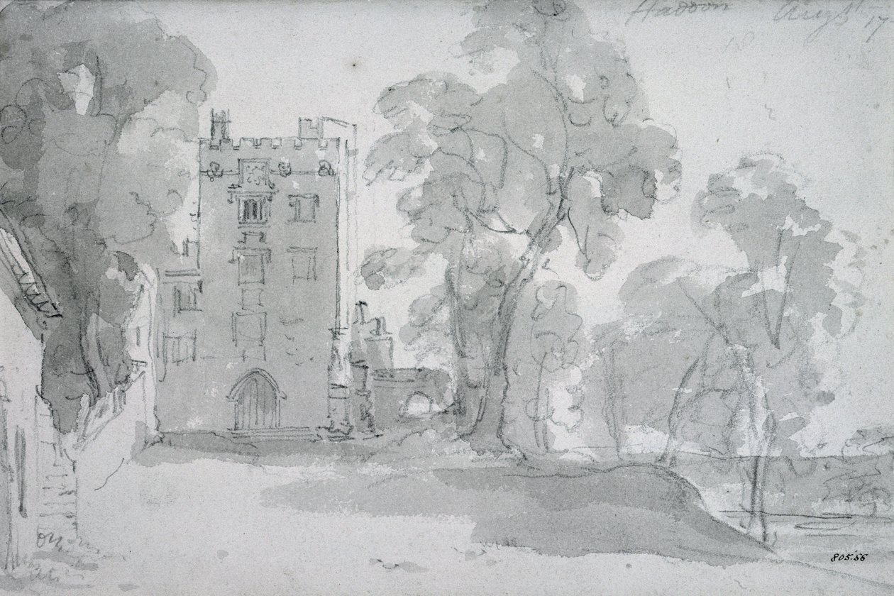 Haddon Hall door John Constable