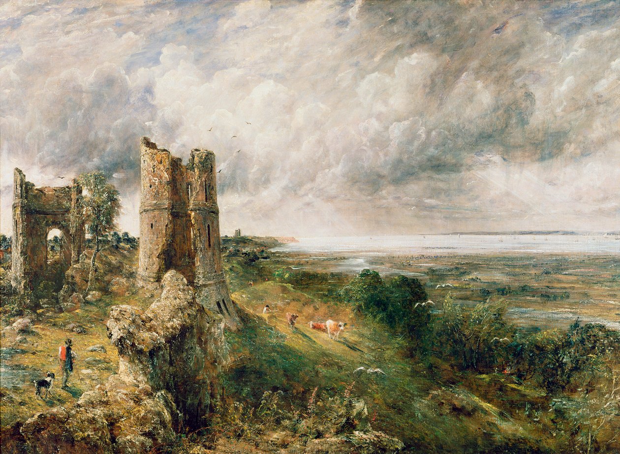 Hadleigh Castle, 1829 door John Constable