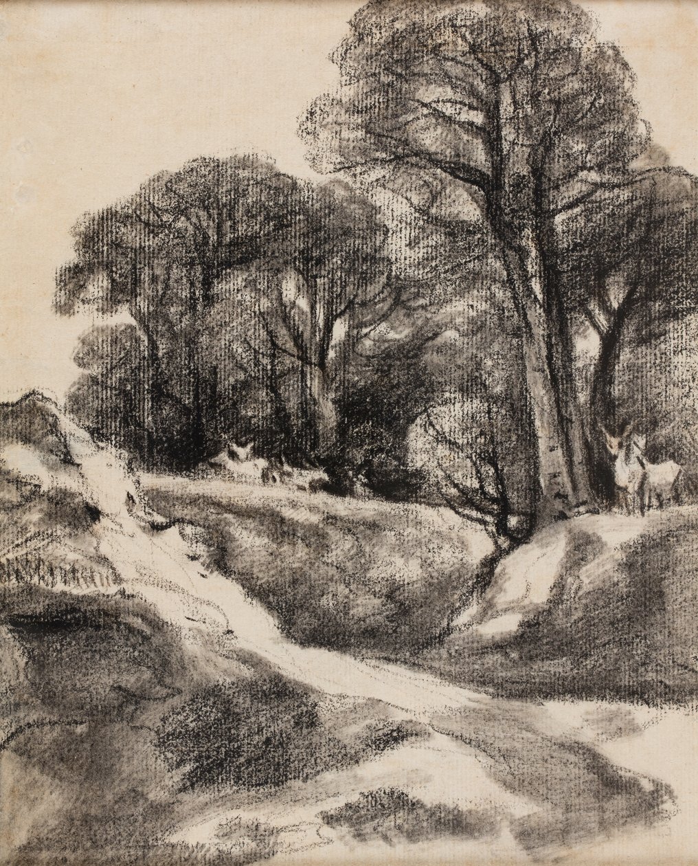 In Helmingham Park, Suffolk door John Constable
