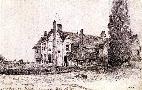 Overbury Hall, Suffolk door John Constable
