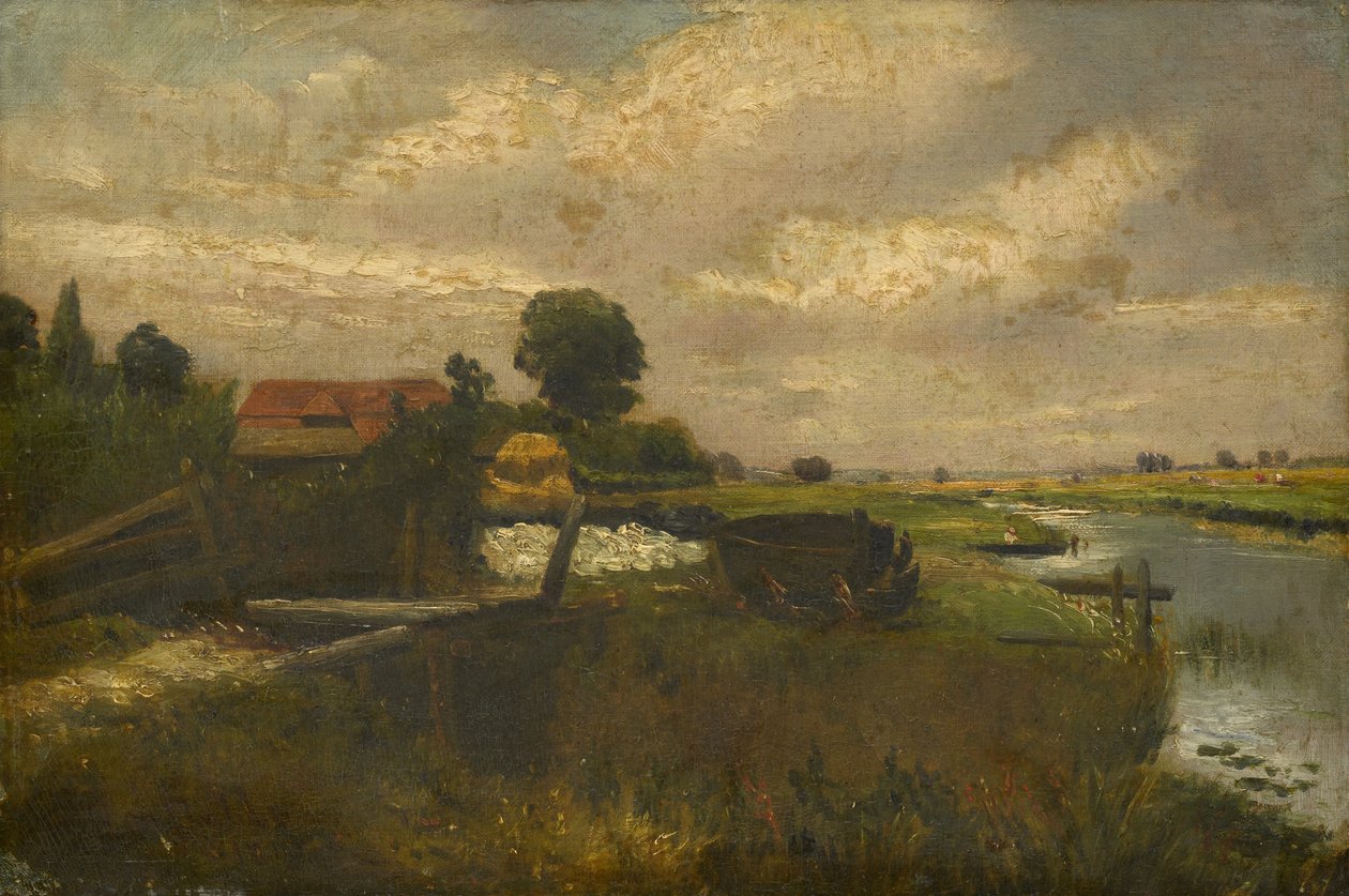 Riviergezicht door John Constable