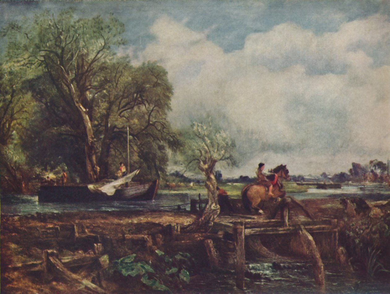 Het springende paard door John Constable